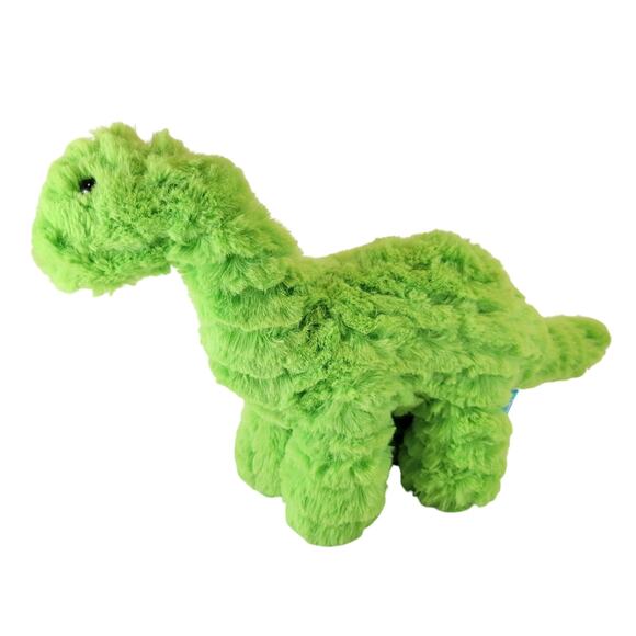Manhattan Toy Green Brontosaurus Dinosaur Plush Stuffed Animal 10" Soft Toy - Picture 8 of 16